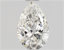 Diamante Natural 0.53 quilates, De pera , Color G, claridad VVS1 y certificado GIA