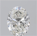 Natural Diamond 1.30 Carats, Oval with  Cut, G Color, VS2 Clarity and Certified by GIA
