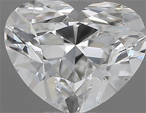 Picture of Natural Diamond 0.45 Carats, Heart with  Cut, G Color, VS1 Clarity and Certified by IGI