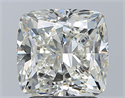 Natural Diamond 2.51 Carats, Cushion with  Cut, K Color, SI1 Clarity and Certified by GIA
