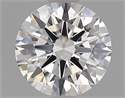 Lab Grown Diamond 1.11 Carats, Round with Ideal Cut, F Color, VVS2 Clarity and Certified by IGI
