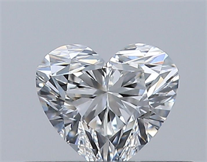 Picture of Natural Diamond 0.31 Carats, Heart with  Cut, E Color, VVS1 Clarity and Certified by GIA