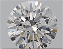 Natural Diamond 0.40 Carats, Round with Excellent Cut, D Color, SI1 Clarity and Certified by GIA