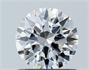 Diamante Natural 0.70 quilates, Redondo , Color E, claridad SI1 y certificado GIA