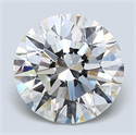 Natural Diamond 2.50 Carats, Round with Excellent Cut, G Color, VS1 Clarity and Certified by GIA