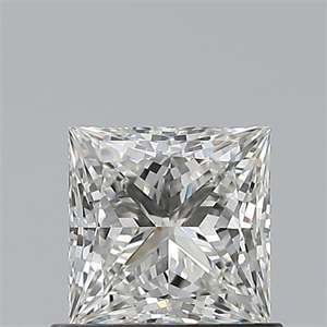 Picture of Natural Diamond 0.75 Carats, Princess with  Cut, I Color, VVS2 Clarity and Certified by GIA
