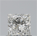 Natural Diamond 0.75 Carats, Princess with  Cut, I Color, VVS2 Clarity and Certified by GIA