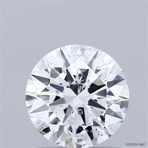 Picture of Natural Diamond 1.20 Carats, Round with Excellent Cut, G Color, I1 Clarity and Certified by GIA