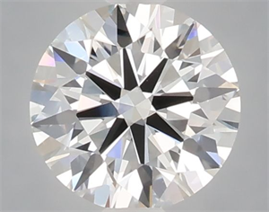Picture of Lab Grown Diamond 1.06 Carats, Round with Ideal Cut, D Color, VVS2 Clarity and Certified by IGI