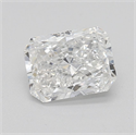 Natural Diamond 0.73 Carats, Radiant with  Cut, F Color, I1 Clarity and Certified by GIA