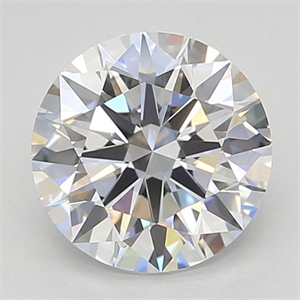 Picture of Lab Grown Diamond 2.02 Carats, Round with Excellent Cut, D Color, VVS1 Clarity and Certified by GIA