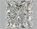 Natural Diamond 1.01 Carats, Princess with  Cut, I Color, VVS2 Clarity and Certified by GIA