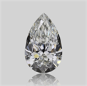 Diamante Natural 0.50 quilates, De pera , Color H, claridad VS1 y certificado GIA