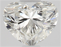 Natural Diamond 0.51 Carats, Heart with  Cut, I Color, VVS2 Clarity and Certified by GIA