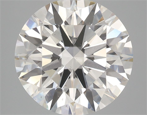 Picture of Lab Grown Diamond 4.58 Carats, Round with Ideal Cut, G Color, VS2 Clarity and Certified by IGI