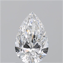 Natural Diamond 1.20 Carats, Pear with  Cut, D Color, VVS1 Clarity and Certified by GIA