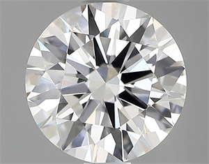 Picture of Lab Grown Diamond 1.01 Carats, Round with Ideal Cut, E Color, VVS2 Clarity and Certified by IGI