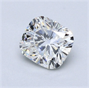 Diamante Natural 0.81 quilates, Del cojín , Color H, claridad VVS1 y certificado GIA