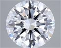 Lab Grown Diamond 2.50 Carats, Round with Excellent Cut, D Color, VVS2 Clarity and Certified by IGI