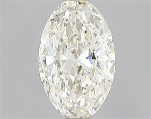 Picture of Natural Diamond 0.40 Carats, Oval with  Cut, J Color, SI1 Clarity and Certified by GIA