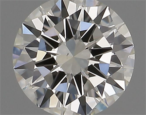 Picture of Natural Diamond 0.51 Carats, Round with Very Good Cut, I Color, VS2 Clarity and Certified by IGI
