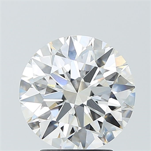 Picture of Lab Grown Diamond 3.05 Carats, Round with Ideal Cut, F Color, VVS2 Clarity and Certified by IGI