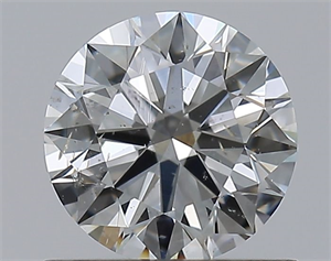 Picture of Natural Diamond 0.71 Carats, Round with Excellent Cut, G Color, SI2 Clarity and Certified by GIA