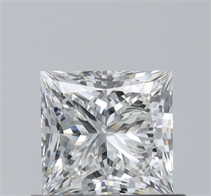 Foto Diamante Natural 0.60 quilates, Princesa , Color H, claridad VS1 y certificado GIA de
