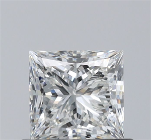 Picture of Natural Diamond 0.60 Carats, Princess with  Cut, H Color, VS1 Clarity and Certified by GIA