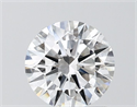 Lab Grown Diamond 1.16 Carats, Round with Ideal Cut, D Color, VVS2 Clarity and Certified by IGI