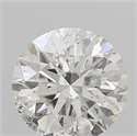 Natural Diamond 0.50 Carats, Round with Excellent Cut, G Color, I1 Clarity and Certified by IGI