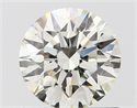 Natural Diamond 0.81 Carats, Round with Excellent Cut, I Color, VVS1 Clarity and Certified by IGI