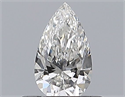 Natural Diamond 0.40 Carats, Pear with  Cut, H Color, VS2 Clarity and Certified by GIA