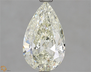 Picture of Natural Diamond 1.50 Carats, Pear with  Cut, L Color, VS1 Clarity and Certified by GIA