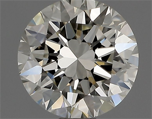Picture of Natural Diamond 0.70 Carats, Round with Excellent Cut, K Color, VVS2 Clarity and Certified by GIA