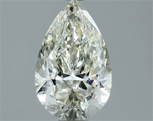 Picture of Natural Diamond 1.52 Carats, Pear with  Cut, J Color, SI2 Clarity and Certified by IGI