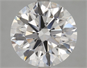 Lab Grown Diamond 4.55 Carats, Round with Excellent Cut, D Color, VVS1 Clarity and Certified by GIA
