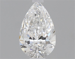 Picture of Natural Diamond 0.50 Carats, Pear with  Cut, D Color, VVS1 Clarity and Certified by GIA