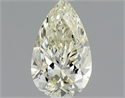 Natural Diamond 0.50 Carats, Pear with  Cut, L Color, VVS2 Clarity and Certified by GIA