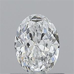 Picture of Natural Diamond 0.50 Carats, Oval with  Cut, D Color, VVS1 Clarity and Certified by GIA