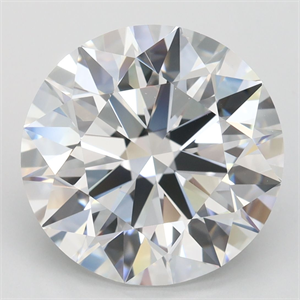 Picture of Lab Grown Diamond 5.26 Carats, Round with Ideal Cut, E Color, IF Clarity and Certified by IGI