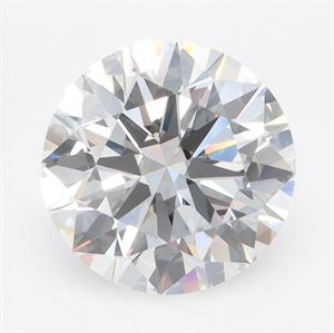 Picture of Lab Grown Diamond 3.36 Carats, Round with Ideal Cut, D Color, VVS1 Clarity and Certified by IGI