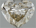 Diamante Natural 0.79 quilates, Corazón , Color L, claridad IF y certificado HRD