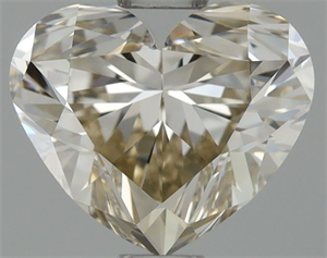 Picture of Natural Diamond 0.79 Carats, Heart with  Cut, L Color, IF Clarity and Certified by HRD