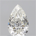 Natural Diamond 0.50 Carats, Pear with  Cut, H Color, VS1 Clarity and Certified by GIA