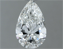 Natural Diamond 0.70 Carats, Pear with  Cut, G Color, VS2 Clarity and Certified by GIA