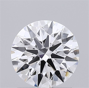 Picture of Lab Grown Diamond 1.03 Carats, Round with Ideal Cut, D Color, VVS1 Clarity and Certified by IGI