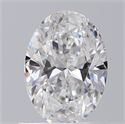 Natural Diamond 0.70 Carats, Oval with  Cut, D Color, VS1 Clarity and Certified by GIA