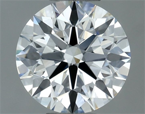 Picture of Natural Diamond 0.90 Carats, Round with Excellent Cut, G Color, VS2 Clarity and Certified by GIA