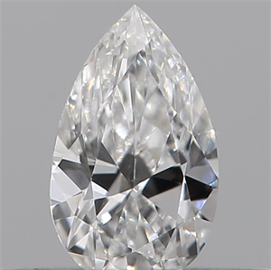 Picture of Natural Diamond 0.22 Carats, Pear with  Cut, D Color, VS1 Clarity and Certified by GIA